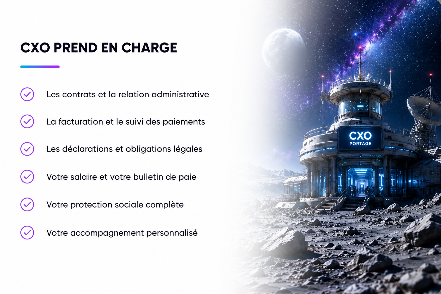 CXO prend en charge